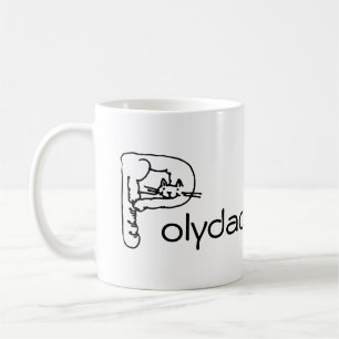 Caneca De Café Mug - Polydactyl Cat