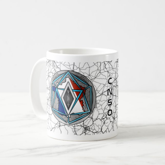CANECA DE CAFÉ MUG RADIO  (Frente Esquerda)