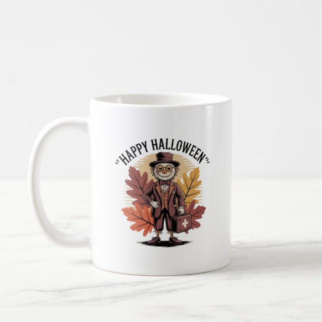Caneca De Café Mug Retro Doctor Halloween (Esquerda)