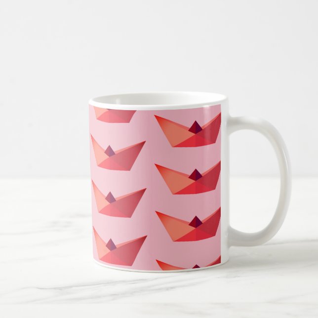 Caneca De Café Mug Rosa-Rosa-De-Verão (Direita)