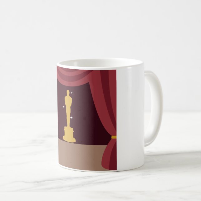 Caneca De Café Mug star cinéma oscar  (Frente Esquerda)