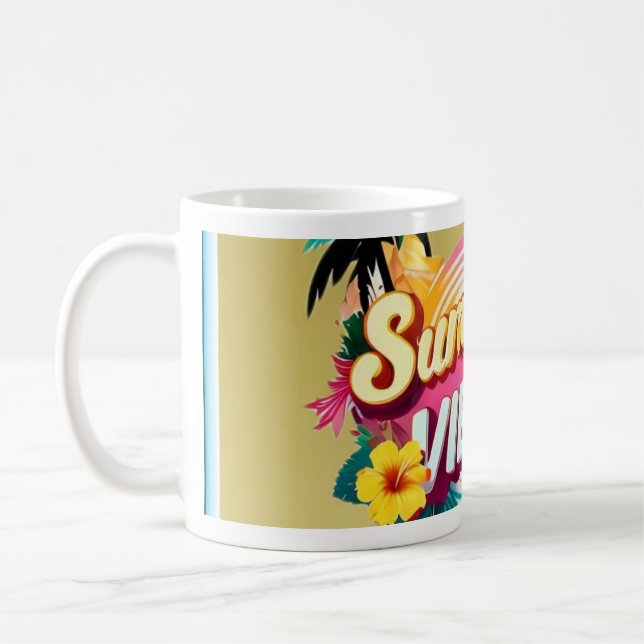 Caneca De Café Mug Summer Vibes (Esquerda)