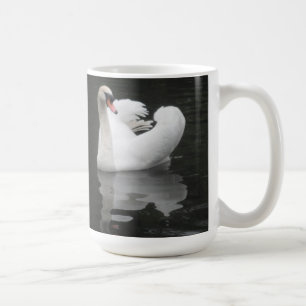 Caneca De Café Mug Swan Natação