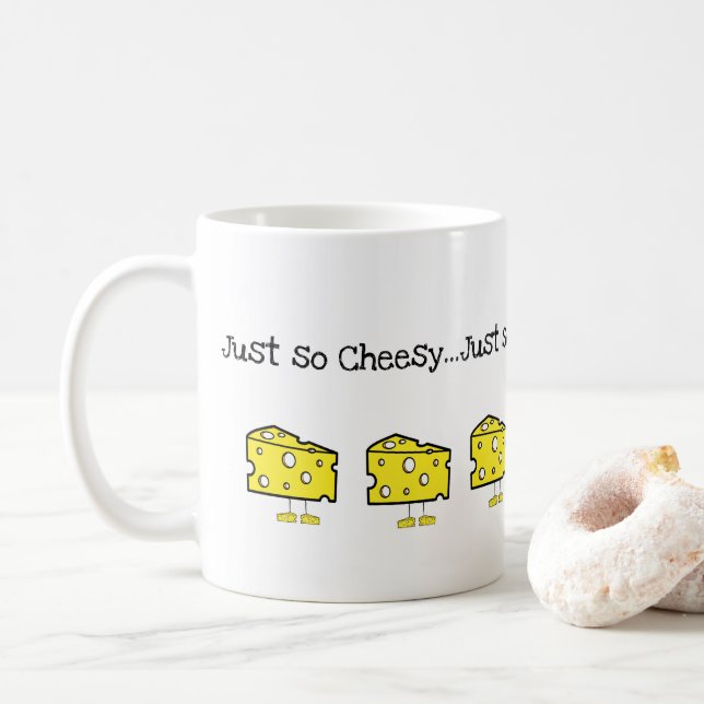 Caneca De Café Mug tão Cheesy (Com Donut)