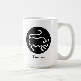Caneca De Café Mug - Taurus em círculo