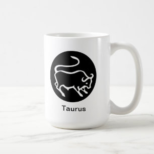 Caneca De Café Mug - Taurus em círculo