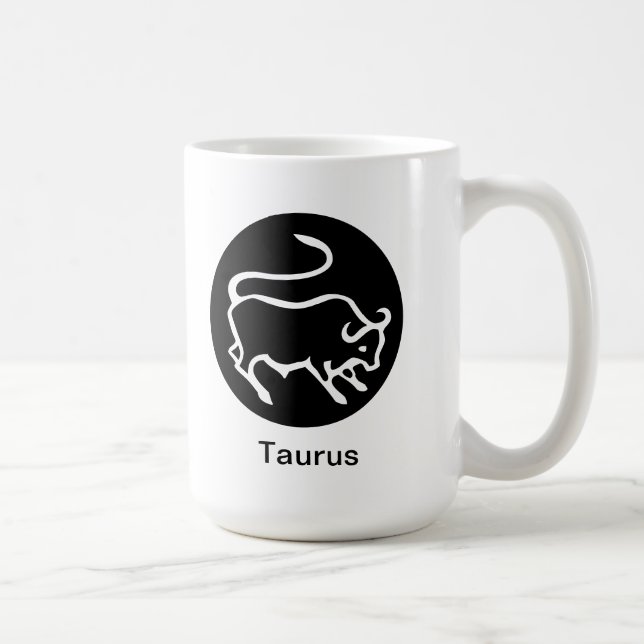 Caneca De Café Mug - Taurus em círculo (Direita)