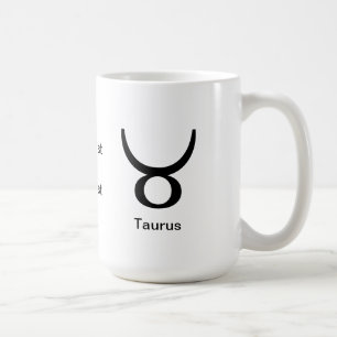 Caneca De Café Mug - Taurus gliph