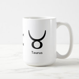 Caneca De Café Mug - Taurus Glyph