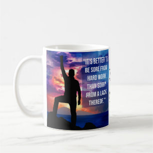 Caneca De Café Mug "Trabalho de Duro"