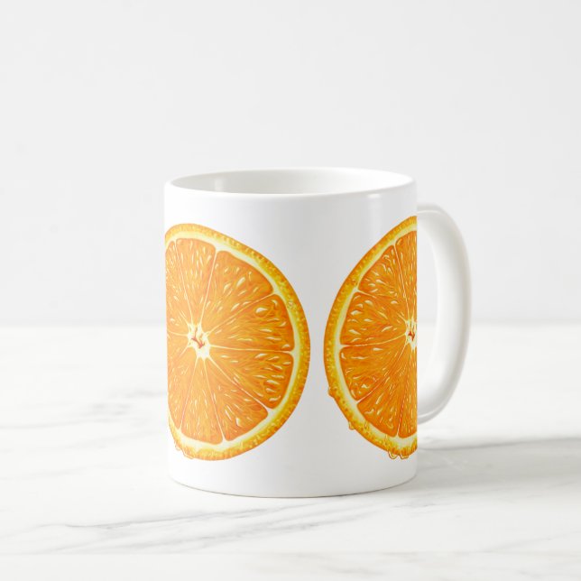 Caneca De Café Mug - Trilha Laranja (Frente Esquerda)