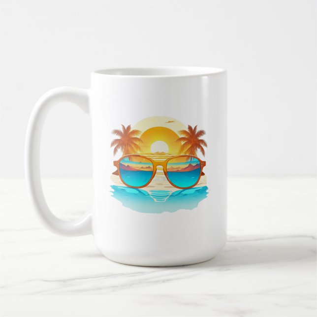 Caneca De Café Mug tropical (Esquerda)