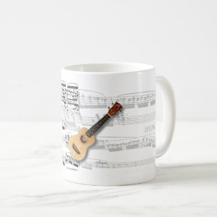 Caneca De Café Mug Ukulele