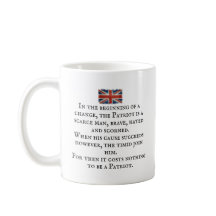 Mug - Union Jack Flag Com Slogan Patriótico 14