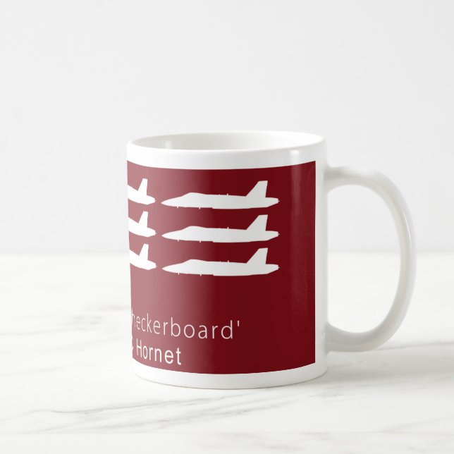 Caneca De Café Mug USMC VMFA F/A-18C (Direita)