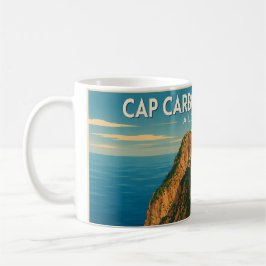 Caneca De Café Mug vintage travel poster Cap Carbon