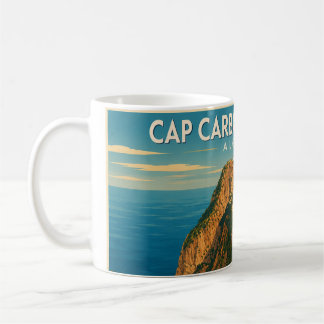 Caneca De Café Mug vintage travel poster Cap Carbon