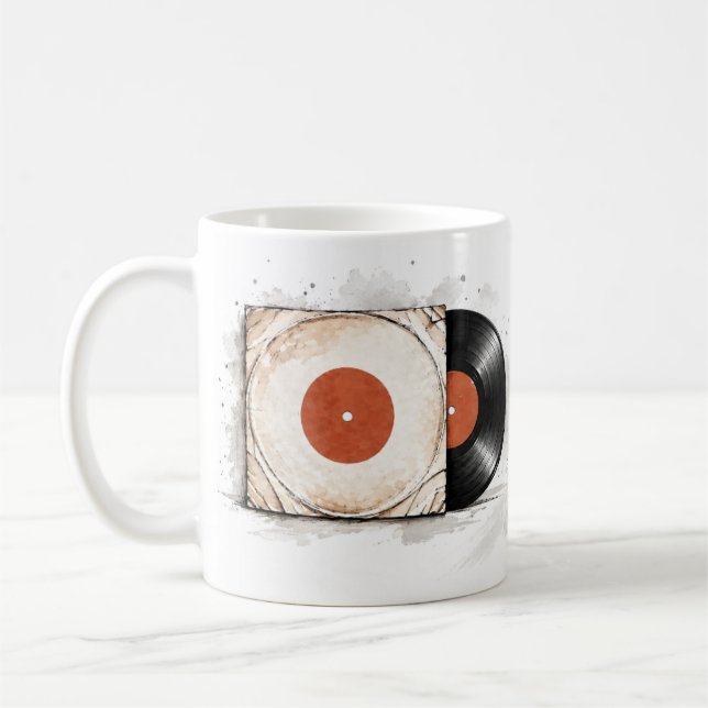 Caneca De Café mug vinyle  , café, thé, cadeau (Esquerda)