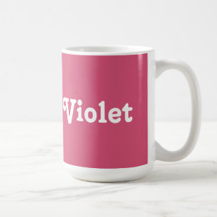 Caneca De Café Mug Violet
