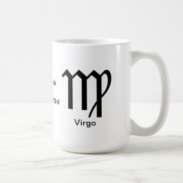 Caneca De Café Mug - Virgo gliph