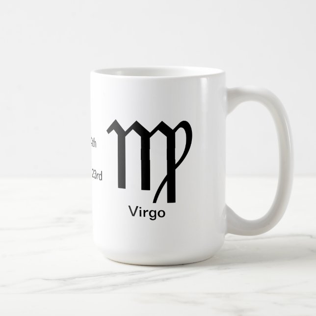 Caneca De Café Mug - Virgo gliph (Direita)