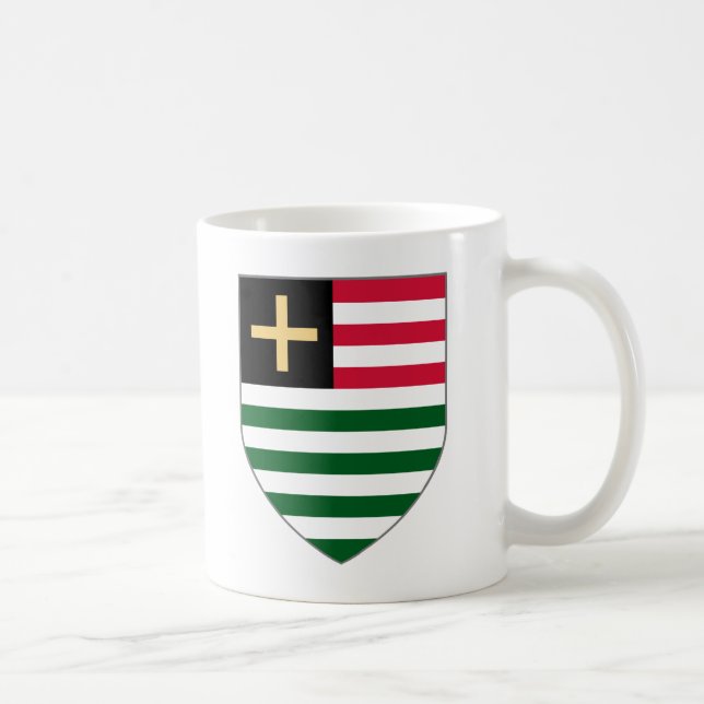 Caneca De Café Mug Wales - Cross & Stripes (Direita)