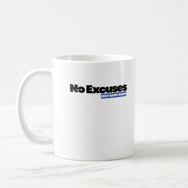 Caneca De Café Mug with a motivational quote  (Esquerda)