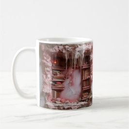 Caneca De Café Mug with book design