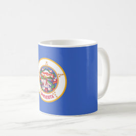Caneca De Café Mug with Flag of Minnesota State - EUA