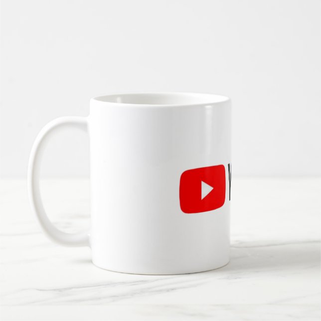 Caneca De Café Mug Youtube de alta qualidade (Esquerda)