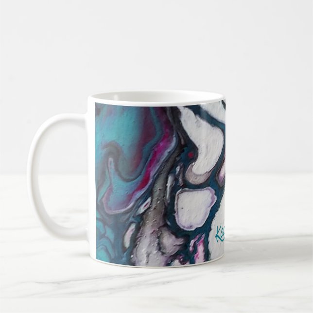 Caneca De Café Mugs - Art Abstrait - Peinture (Esquerda)