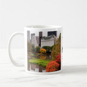 Caneca De Café Mugs de nome personalizado do Central Park no outo