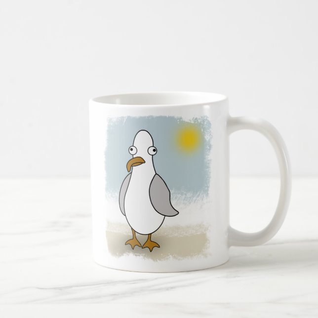 Caneca De Café Mugs de Seagull (Direita)