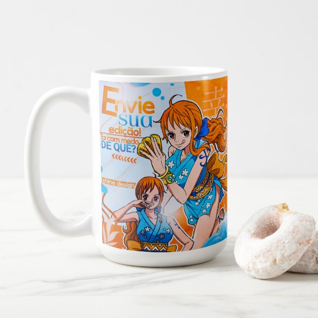 Caneca De Café Mugs e Cups Compram MER_STORm (Com Donut)