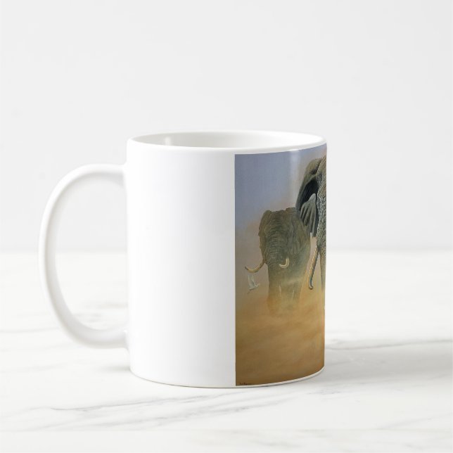 Caneca De Café Mugs Elephants Savuti (Esquerda)