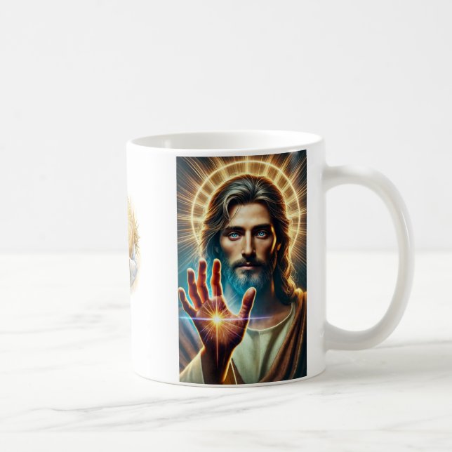 Caneca De Café ☕ Mugs & Faith: Uma mensagem de amor e esperança! (Direita)