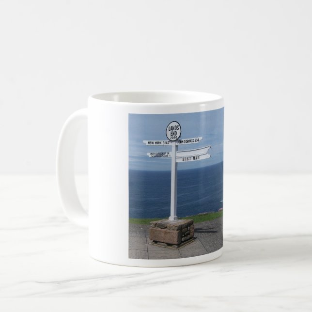 Caneca De Café Mugs Lands End Cornwell (Frente Esquerda)