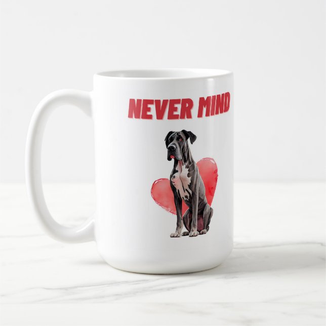 Caneca De Café Mugs Never Mind (Esquerda)