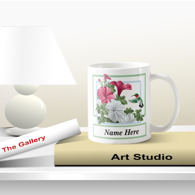 Caneca De Café Mugs personalizados de beija-flores (Criador carregado)