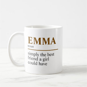 Caneca De Café Mugs personalizados de café Mug Personali de texto