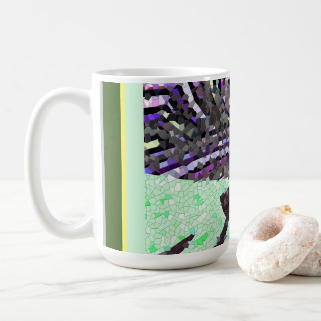 Caneca De Café Mugs RMDESIGNFLO55 (Com Donut)