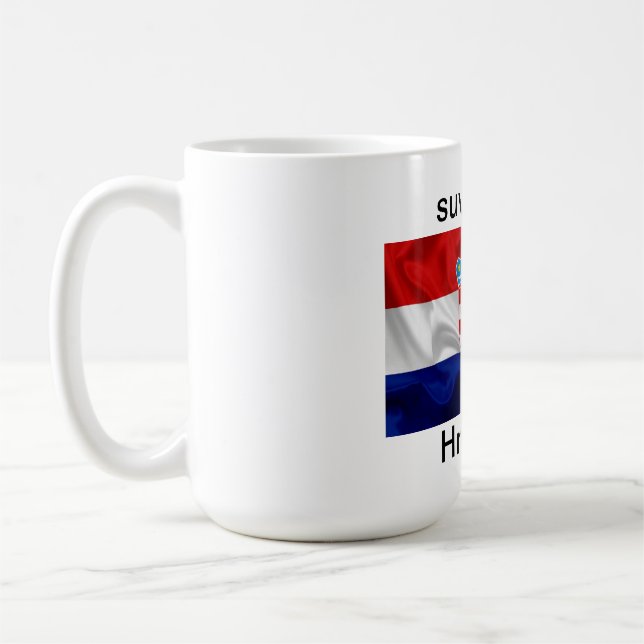 Caneca De Café Mugs suvenir iz Hrvatske (Esquerda)