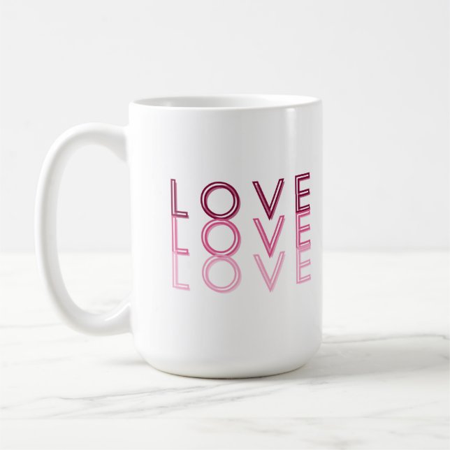 Caneca De Café Mugs valentine day (Esquerda)