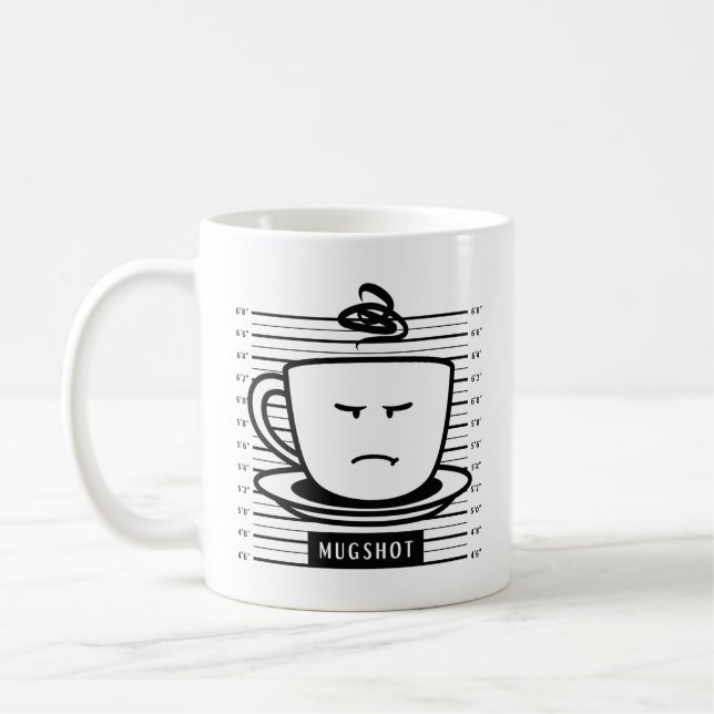 Caneca De Café Mugshot (Esquerda)