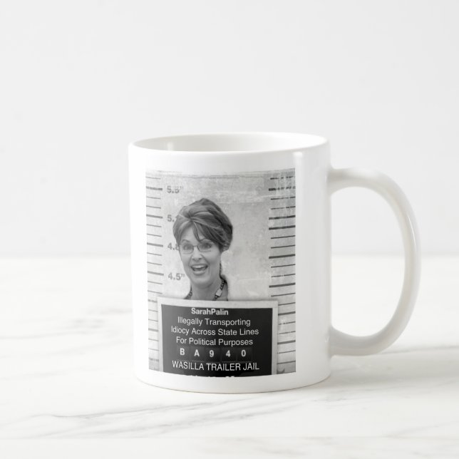 Caneca De Café Mugshot de Sarah Palin (Direita)