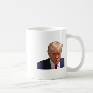 Caneca De Café Mugshot Trump 1rua Foto Donald Prison Mug Shot C