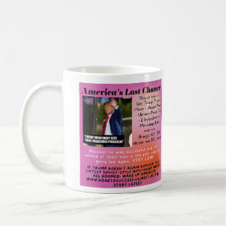 Caneca De Café Mugshot - Última oportunidade da América Trump