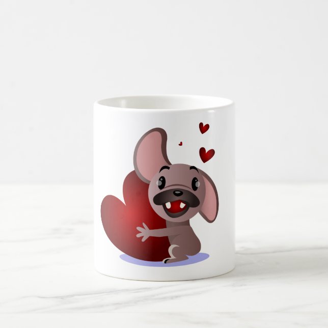 Caneca De Café Mugsy no amor (Centro)