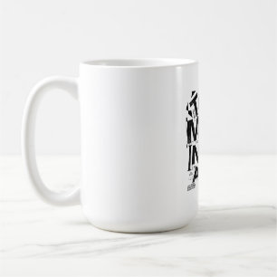 Caneca De Café MUITA INFORMAÇÃO Tipografia Brutalista de Rua