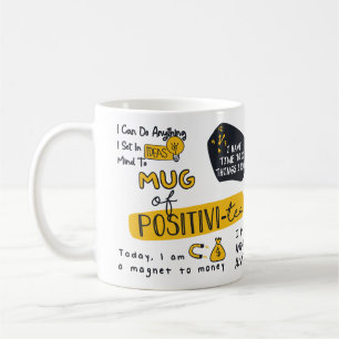 Caneca De Café Muita positividade, motivação e inspiração